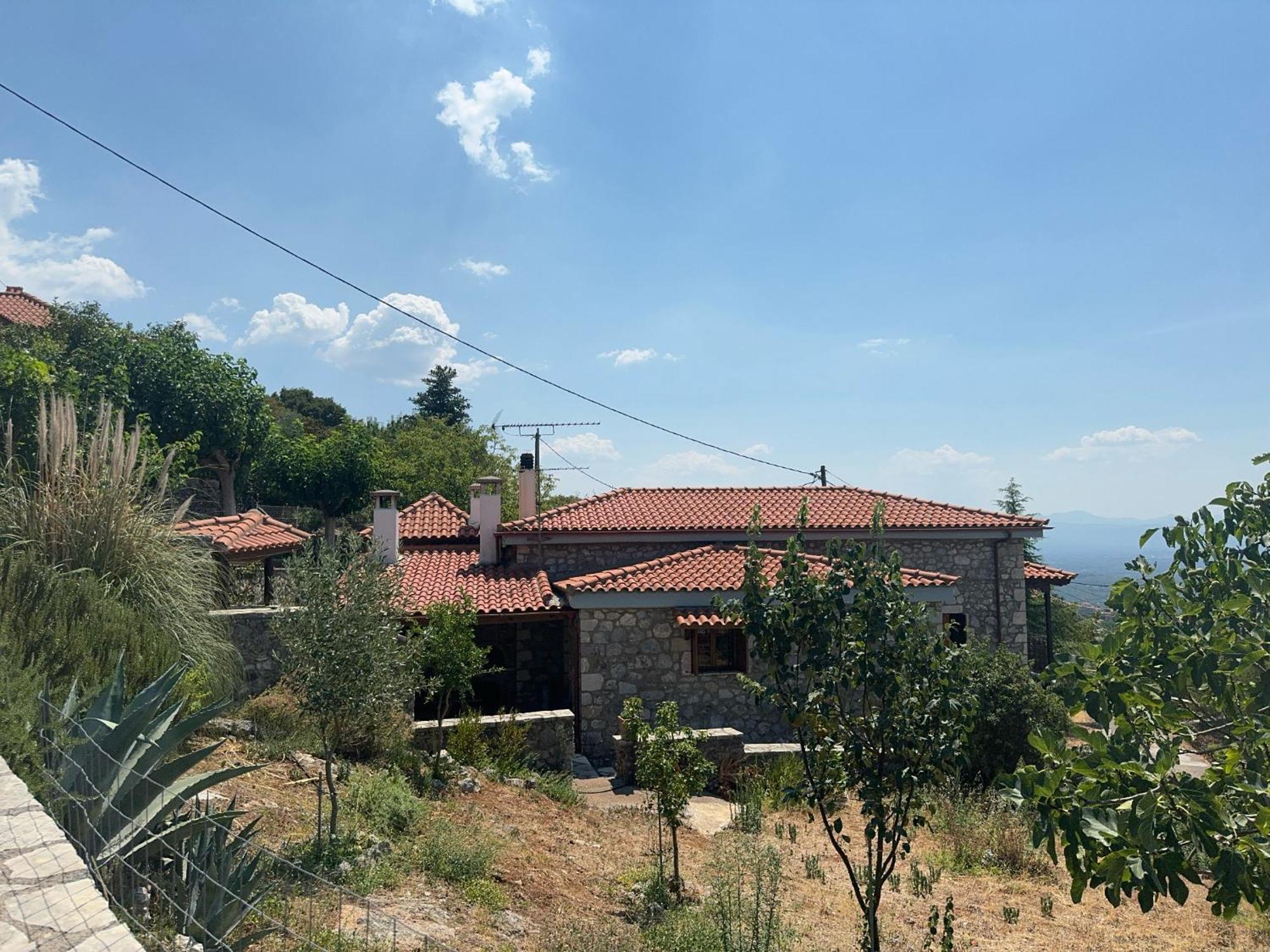 Terra Petra Villa at Psari Trikolonon Gortynia Psárion Exteriör bild