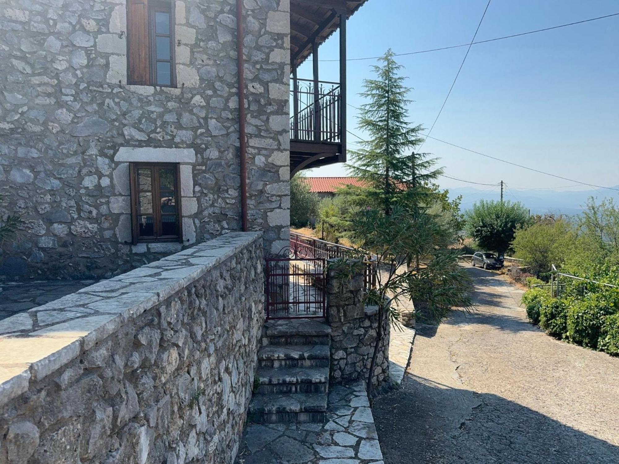 Terra Petra Villa at Psari Trikolonon Gortynia Psárion Exteriör bild