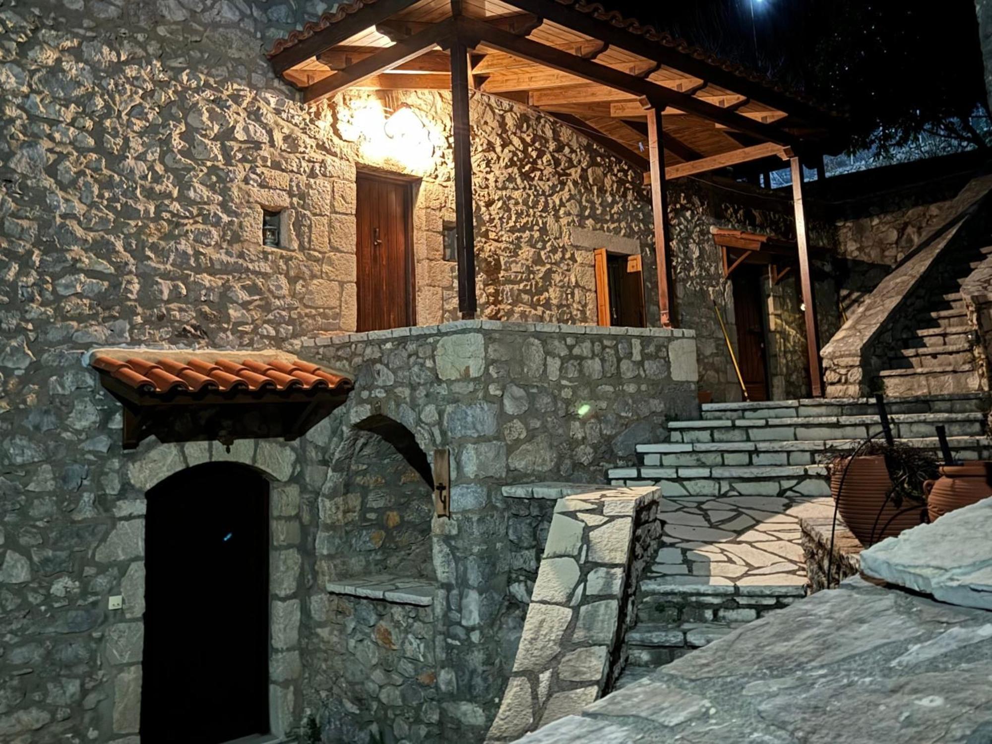 Terra Petra Villa at Psari Trikolonon Gortynia Psárion Exteriör bild