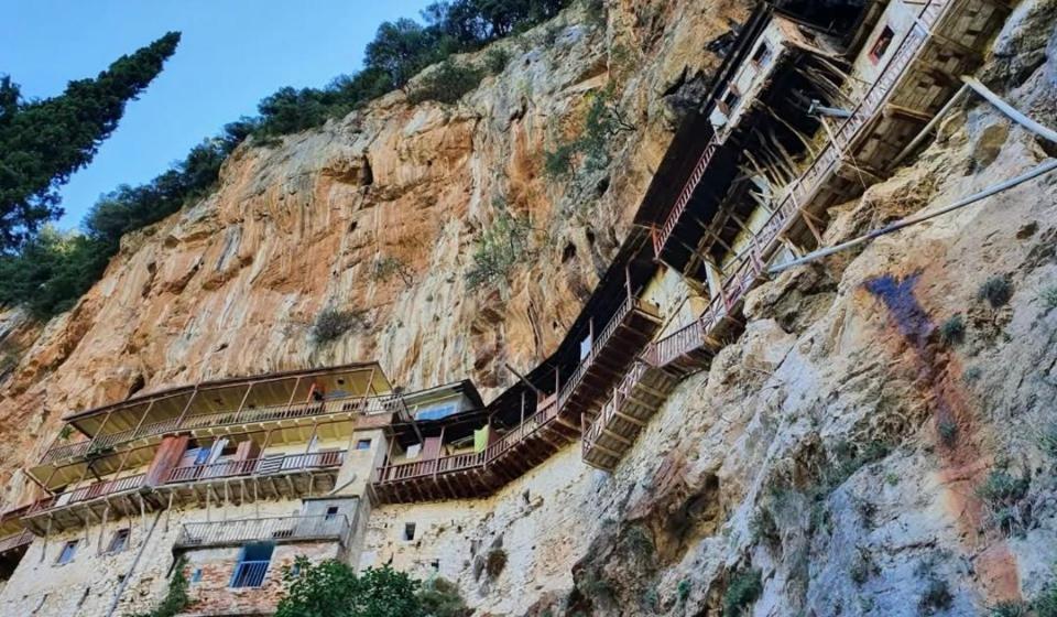 Terra Petra Villa at Psari Trikolonon Gortynia Psárion Exteriör bild